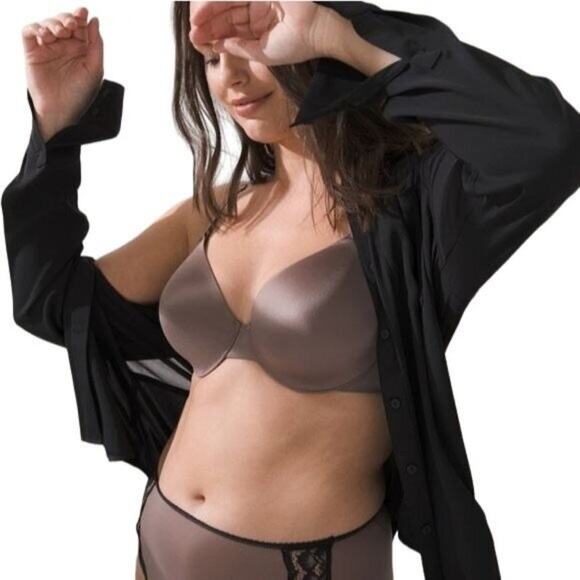 Soma Nadine Brown Vanishing Smoothing Underwire Bra Size 40DD Neutral Curvy - Picture 1 of 10